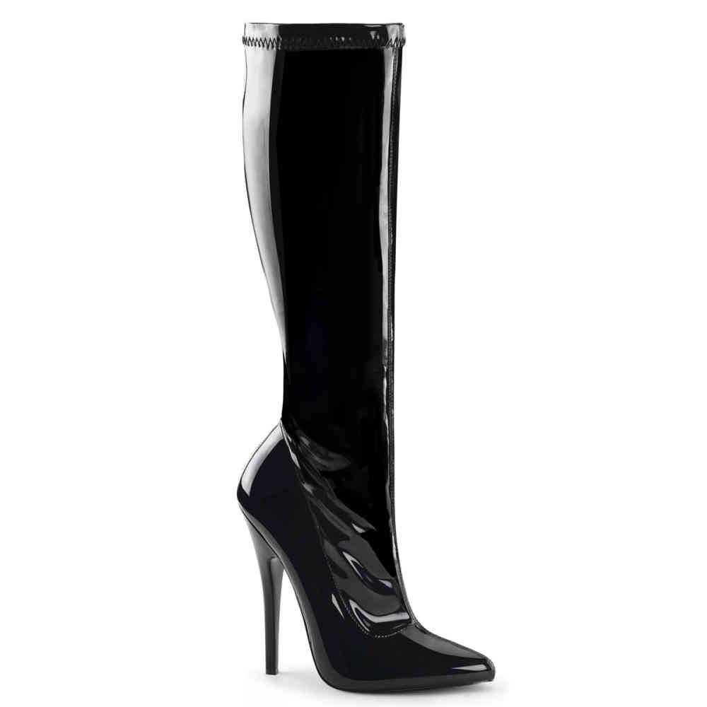 Devious - DOMINA2000 Knee high boot - Pole dance shoes - Black Product image